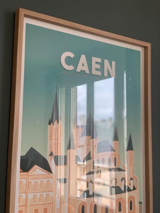 Appart 90M2 Lumineux, Centre, Vue Eglise Penchee Caen Bagian luar foto