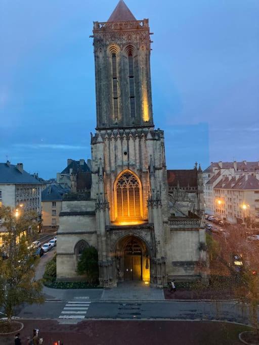 Appart 90M2 Lumineux, Centre, Vue Eglise Penchee Caen Bagian luar foto